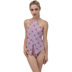 Cute Husky Go With The Flow One Piece Swimsuit by SychEva