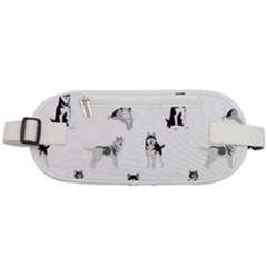 Husky Dogs Rounded Waist Pouch by SychEva