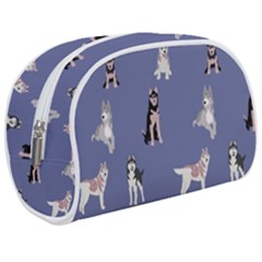 Husky Dogs With Sparkles Make Up Case (medium) by SychEva