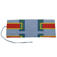 Abstract Pattern Geometric Backgrounds   Roll Up Canvas Pencil Holder (s) by Eskimos