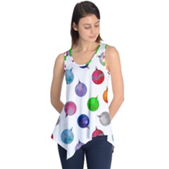 Christmas Balls Sleeveless Tunic by SychEva