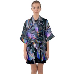 Marco Half Sleeve Satin Kimono  by MRNStudios