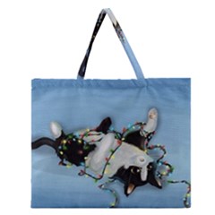 U Boji Zipper Large Tote Bag by Blueketchupshop