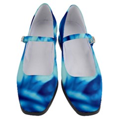 Blue Abstract 2 Women s Mary Jane Shoes by DimitriosArt