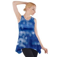 Light Reflections Abstract No2 Side Drop Tank Tunic by DimitriosArt