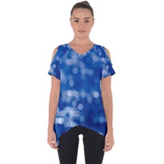 Light Reflections Abstract No2 Cut Out Side Drop Tee by DimitriosArt