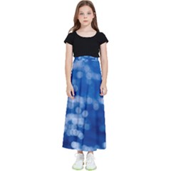 Light Reflections Abstract No2 Kids  Flared Maxi Skirt by DimitriosArt