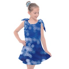 Light Reflections Abstract No2 Kids  Tie Up Tunic Dress by DimitriosArt