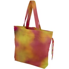 Flower Abstract Drawstring Tote Bag by DimitriosArt