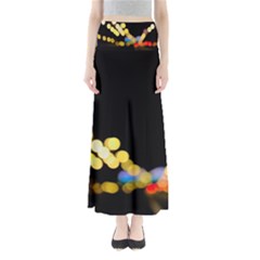 City Lights Series No3 Full Length Maxi Skirt by DimitriosArt