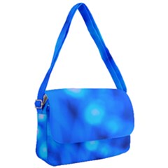 Blue Vibrant Abstract Courier Bag by DimitriosArt