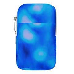 Blue Vibrant Abstract Waist Pouch (small) by DimitriosArt