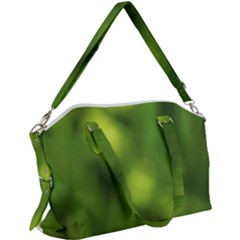 Green Vibrant Abstract No3 Canvas Crossbody Bag by DimitriosArt