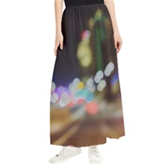 City Lights Series No4 Maxi Chiffon Skirt by DimitriosArt