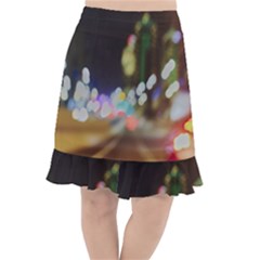 City Lights Series No4 Fishtail Chiffon Skirt by DimitriosArt