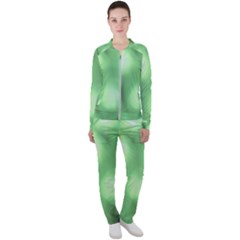 Green Vibrant Abstract No4 Casual Jacket And Pants Set by DimitriosArt