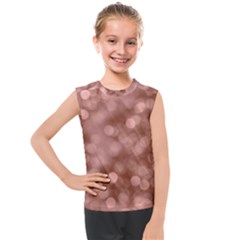 Light Reflections Abstract No6 Rose Kids  Mesh Tank Top by DimitriosArt