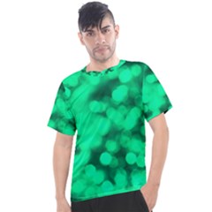 Light Reflections Abstract No10 Green Men s Sport Top by DimitriosArt