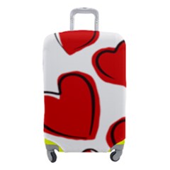 Scribbled Love Luggage Cover (small) by SomethingForEveryone