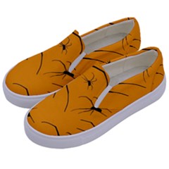 Scary Long Leg Spiders Kids  Canvas Slip Ons by SomethingForEveryone