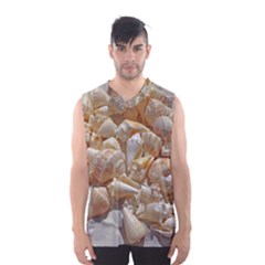 Sea-shells Bg Men s Basketball Tank Top by SomethingForEveryone