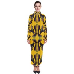 Abstract Pattern Geometric Backgrounds  Abstract Geometric Design    Turtleneck Maxi Dress by Eskimos