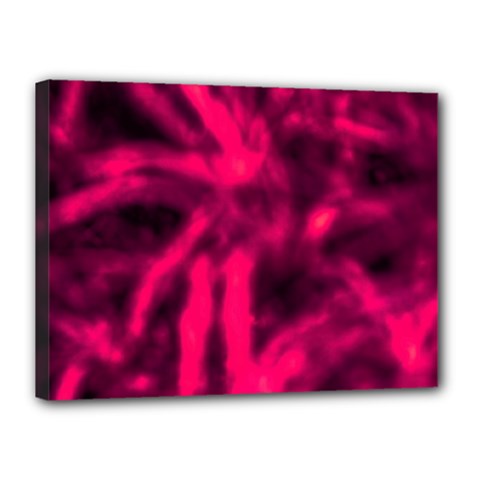 Purple Abstract Stars Canvas 16  X 12  (stretched) by DimitriosArt