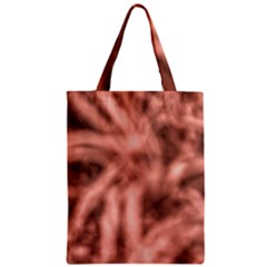 Rose Abstract Stars Zipper Classic Tote Bag