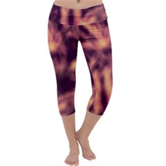 Topaz  Abstract Stars Capri Yoga Leggings