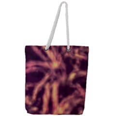 Topaz  Abstract Stars Full Print Rope Handle Tote (large)