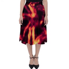 Lava Abstract Stars Classic Midi Skirt