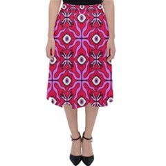 Abstract Illustration With Eyes Classic Midi Skirt by SychEva