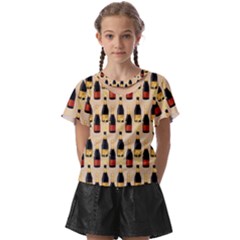 Champagne For The Holiday Kids  Front Cut Tee by SychEva