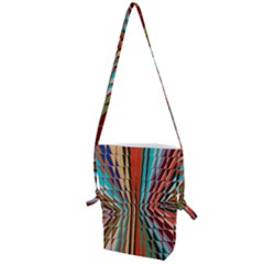 Digital Illusion Folding Shoulder Bag by Sparkle