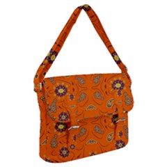 Floral Pattern Paisley Style  Buckle Messenger Bag by Eskimos