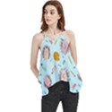 Hedgehogs Artists Flowy Camisole Tank Top View1