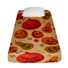 Pumpkin Muzzles Fitted Sheet (single Size) by SychEva