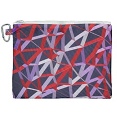 3d Lovely Geo Lines Vii Canvas Cosmetic Bag (xxl) by Uniqued
