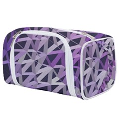 3d Lovely Geo Lines  Iv Toiletries Pouch by Uniqued