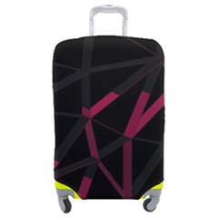 3d Lovely Geo Lines Viii Luggage Cover (medium) by Uniqued
