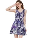 3D Lovely GEO Lines IX Inside Out Racerback Dress View1