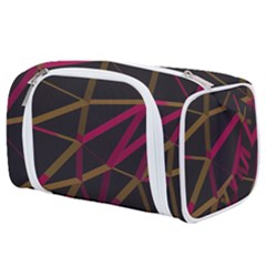 3d Lovely Geo Lines Xi Toiletries Pouch by Uniqued