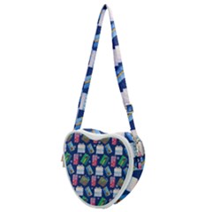 New Year Gifts Heart Shoulder Bag by SychEva