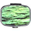 Green  Waves Abstract Series No13 Mini Square Pill Box View1