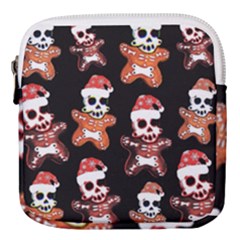 Zanoskull - Gingerbread Mon Mini Square Pouch by Roxzanoart