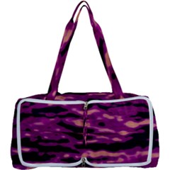 Velvet  Waves Abstract Series No1 Multi Function Bag by DimitriosArt