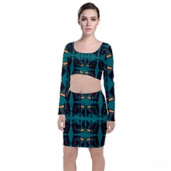 Abstract Geometric Design    Top And Skirt Sets by Eskimos