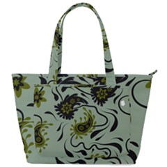 Floral Pattern Paisley Style Paisley Print   Back Pocket Shoulder Bag  by Eskimos