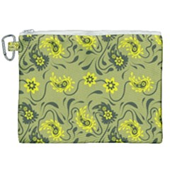 Floral Pattern Paisley Style Paisley Print   Canvas Cosmetic Bag (xxl) by Eskimos
