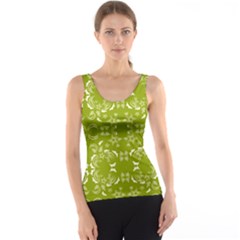 Floral Folk Damask Pattern  Tank Top by Eskimos